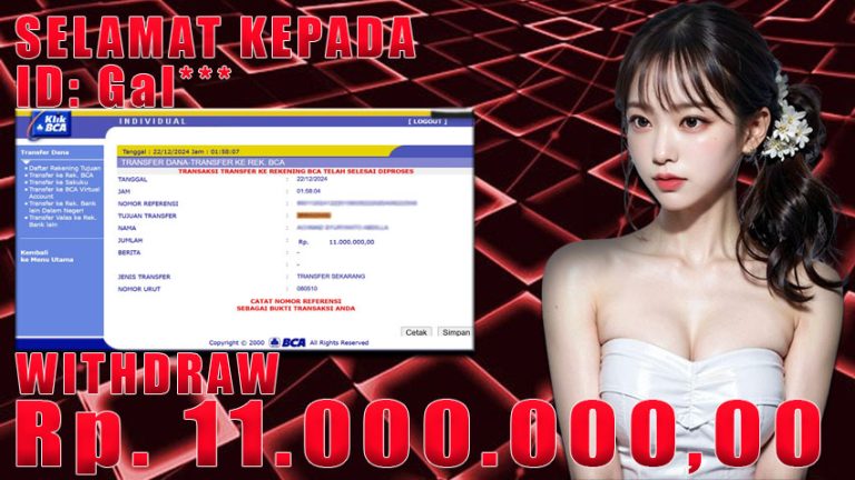 Bukti Withdraw WARUNGBETTING 22 desember 2024