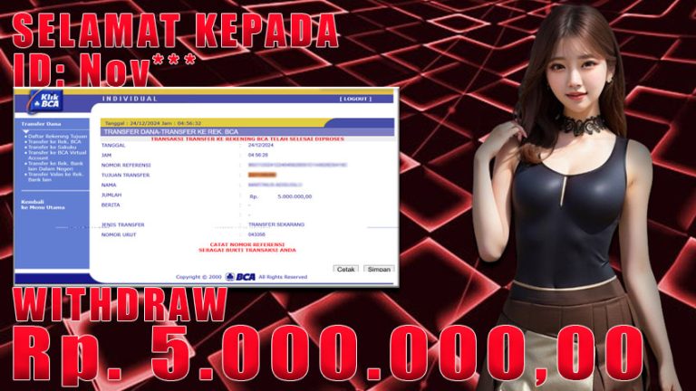 Bukti Withdraw WARUNGBETTING 24 desember 2024