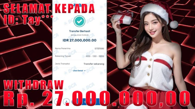 Bukti Withdraw WARUNGBETTING 26 desember 2024