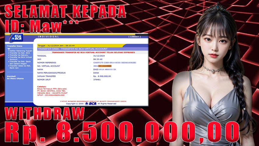 Bukti Withdraw WARUNGBETTING 31 desember 2024