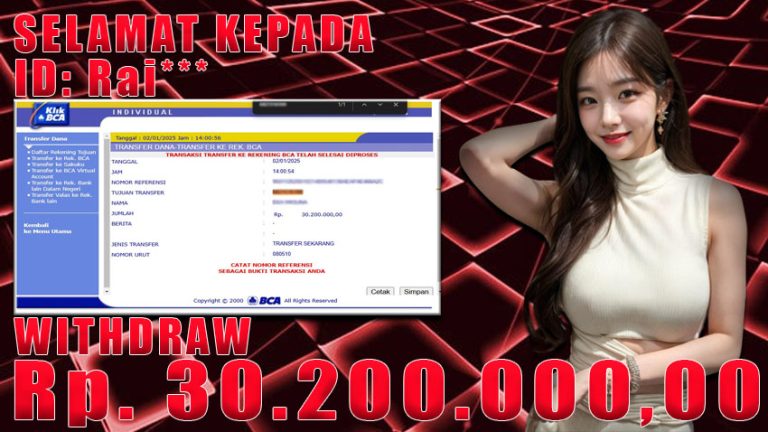 Bukti Withdraw WARUNGBETTING 02 januari 2025