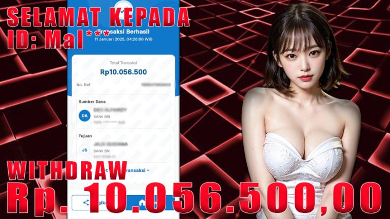 Bukti Withdraw WARUNGBETTING 11 januari 2025