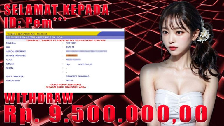 Bukti Withdraw WARUNGBETTING 12 januari 2025