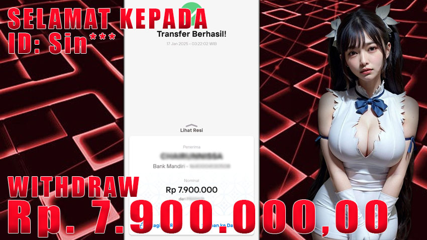 Bukti Withdraw WARUNGBETTING 17 januari 2025