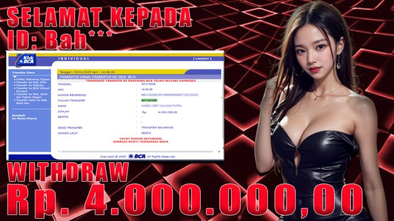 Bukti Withdraw WARUNGBETTING 30 januari 2025
