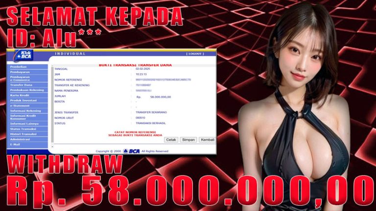 Bukti Withdraw WARUNGBETTING 02 februari 2025