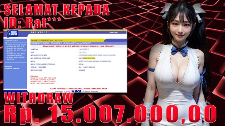 Bukti Withdraw WARUNGBETTING 11 februari 2025