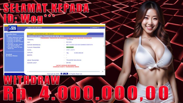 Bukti Withdraw WARUNGBETTING 12 februari 2025