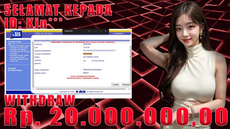 Bukti Withdraw WARUNGBETTING 19 februari 2025