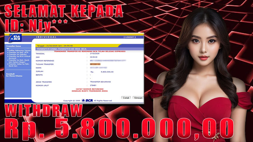 Bukti Withdraw WARUNGBETTING 21 februari 2025