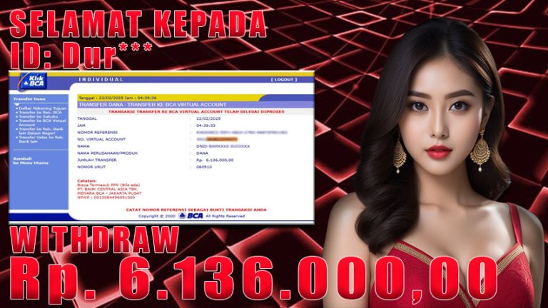 Bukti Withdraw WARUNGBETTING 22 februari 2025