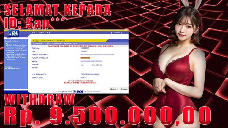 Bukti Withdraw WARUNGBETTING 25 februari 2025