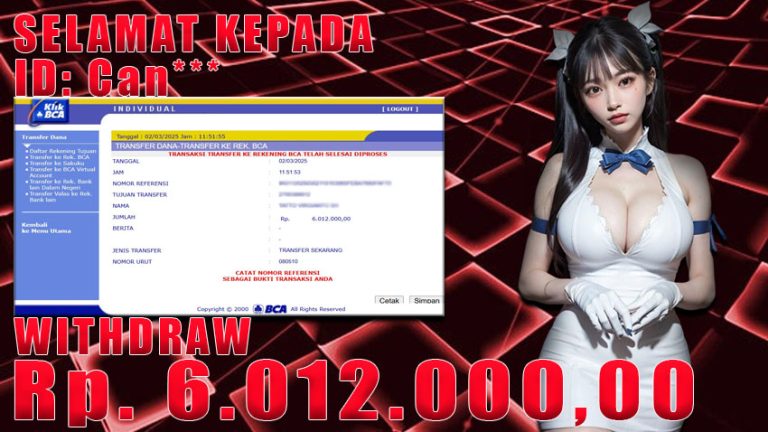 Bukti Withdraw WARUNGBETTING 02 maret 2025