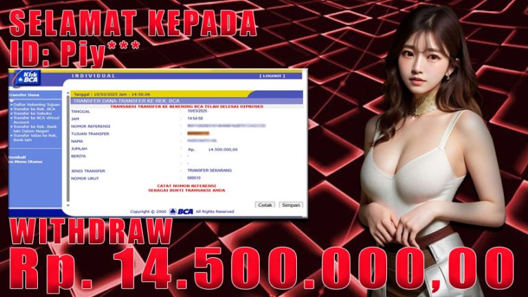 Bukti Withdraw WARUNGBETTING 10 maret 2025