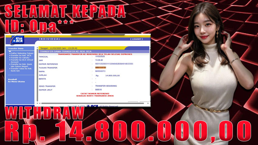 Bukti Withdraw WARUNGBETTING 11 maret 2025
