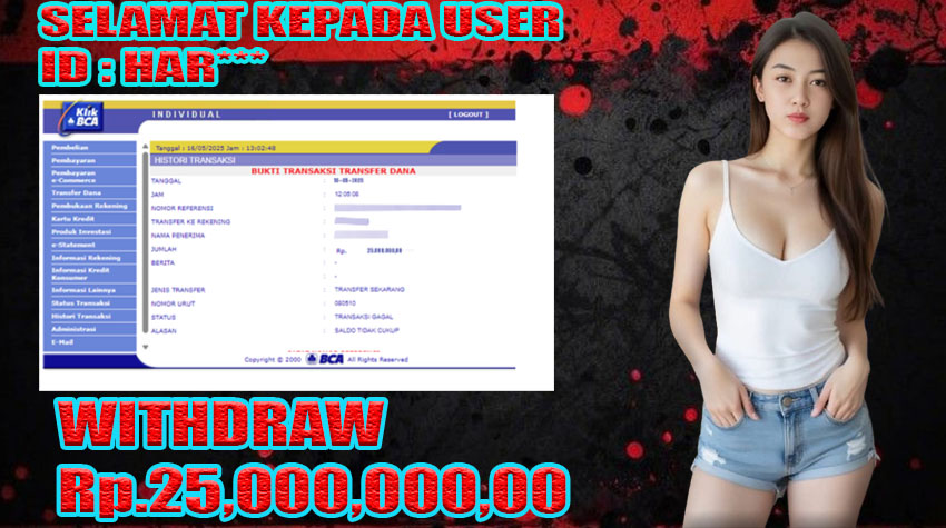 BUKTI KEMENANGAN WARUNGBETTING 19 MEI