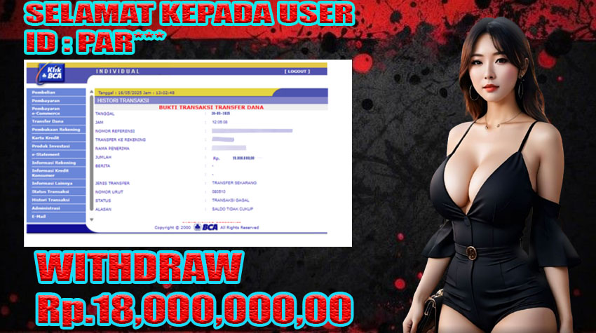 BUKTI KEMENANGAN WARUNGBETTING 20 MEI