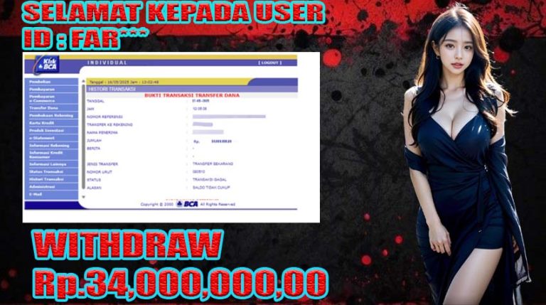 BUKTI KEMENANGAN WARUNGBETTING 27 MEI