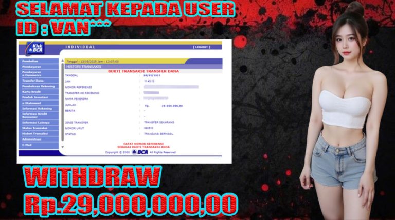 BUKTI KEMENANGAN WARUNGBETTING 30 MEI