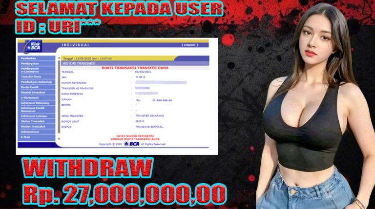 BUKTI KEMENANGAN WARUNGBETTING 02 JUNI