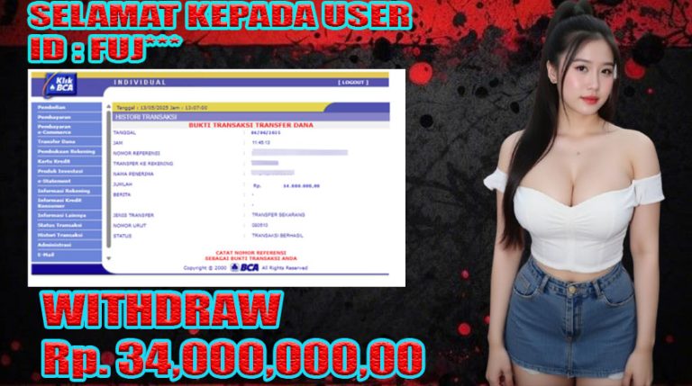 BUKTI KEMENANGAN WARUNGBETTING 04 JUNI