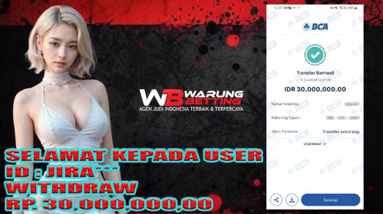 BUKTI KEMENANGAN WARUNGBETTING 11 JUNI