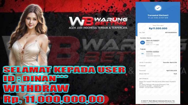 BUKTI KEMENANGAN WARUNGBETTING 18 JUNI