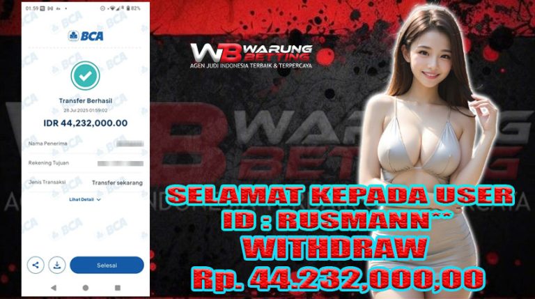 BUKTI KEMENANGAN WARUNGBETTING 28 JULI