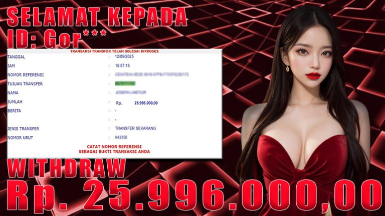 Bukti Withdraw WARUNGBETTING 12 september 2025