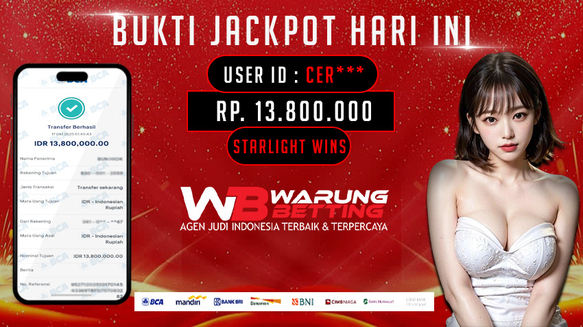 Bukti Bayar Warungbetting 17 oktober 2025