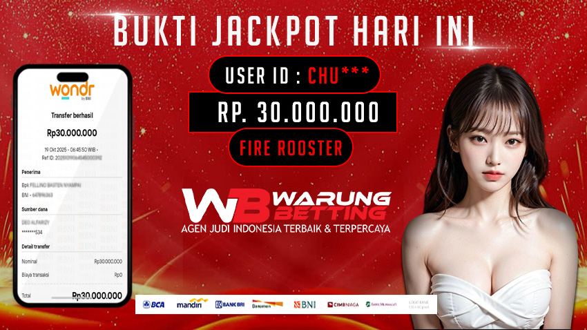 Bukti Bayar Warungbetting 19 oktober 2025